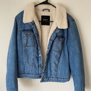 Sherpa lined Denim Jacket